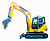 Мини-экскаватор XCMG XE55D