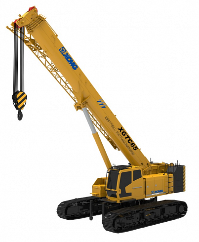 Гусеничный кран с телескопической стрелой XGTC65