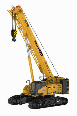 Гусеничный кран с телескопической стрелой XGTC80